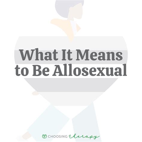 what is allosexual|Allosexuality